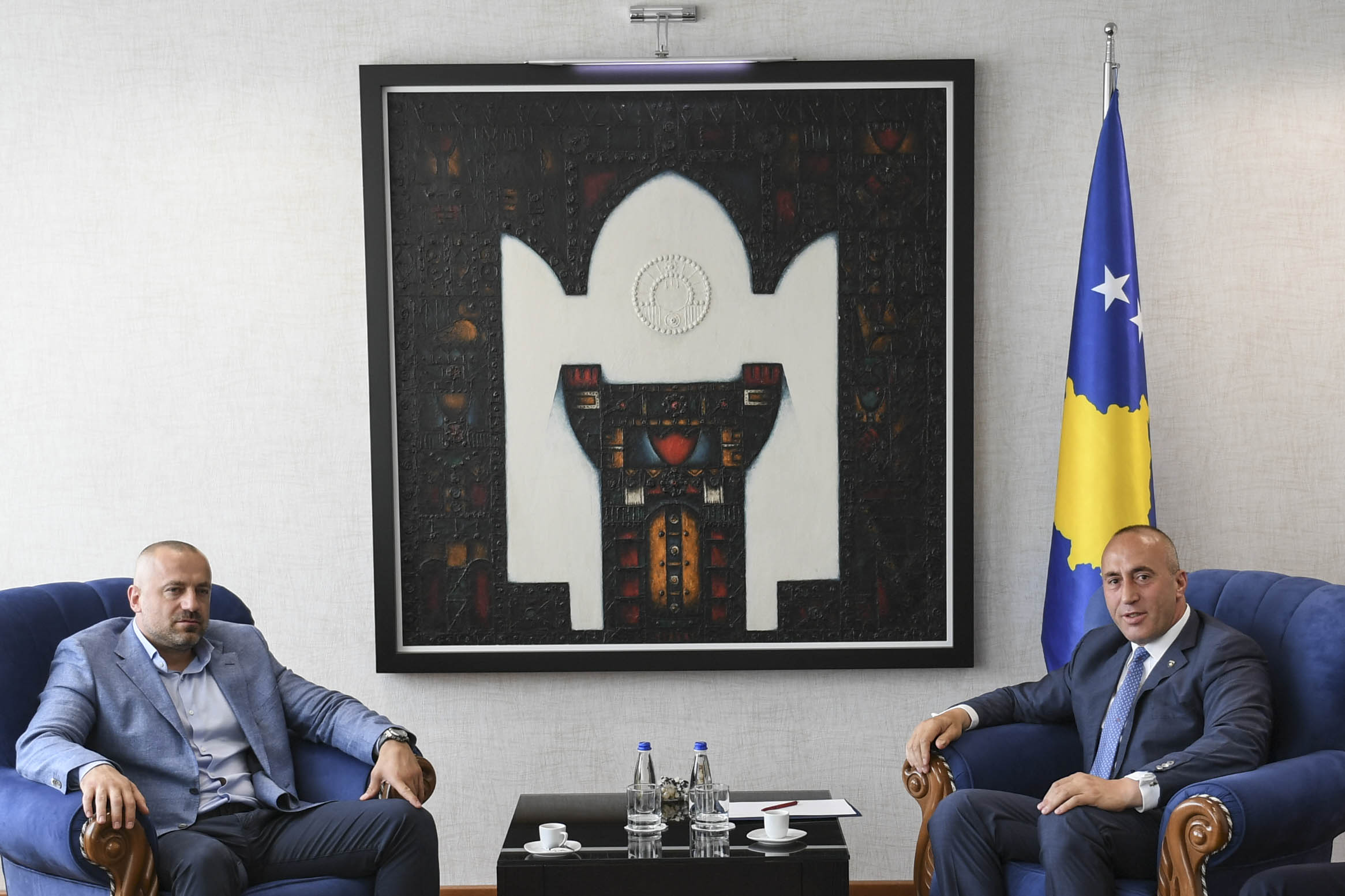 Potpredsednik Srpske liste Milan Radoičić i kosovski premijer Ramuš Haradinaj