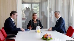 Taci, Vucic, Mogerini