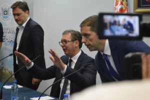 Vučić, Đurić, Selaković. FOTO: KoSSev