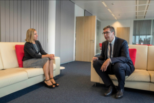 Vučić i Mogerini danas u Briselu