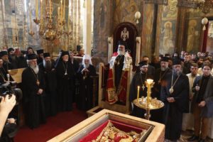 Patrijarh srpski Irinej sa patrijarhom antiohijskim i svega Istoka Jovanom X i velikodostojnicima pravoslavne crkve