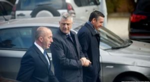 Haradinaj, Thaci, Veseli PHOTO: Gazeta Expresss