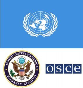 Unmik, Američka ambasada, OSCE