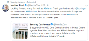Tači, Belorusija, Twitter