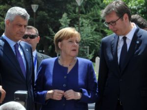 Vučić Merkel Tači