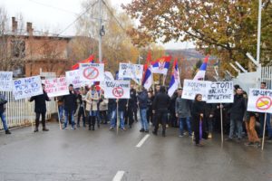 Protest Kosovska Mitrovica