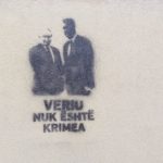 U Prištini osvanuli grafiti: „Sever nije Krim“ Grafit Tači Putin