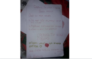 Želje, pismo deda mrazu