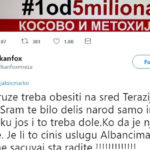 Threats to Marko Jaksic over a protest in North Mitrovica Pretnje Marku Jakšiću na tviteru