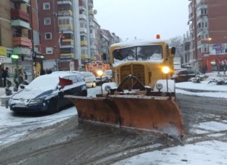 Sneg putevi. čišćenje snega, Kosovska Mitrovica