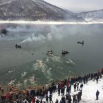 Jezero Gazivode, plivanje za Časni krst, Bogojavljanje 2019.
