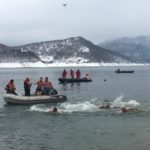 Jezero Gazivode, plivanje za Časni krst, Bogojavljanje 2019.