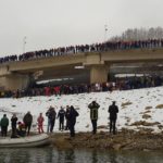 Jezero Gazivode, plivanje za Časni krst, Bogojavljanje 2019.