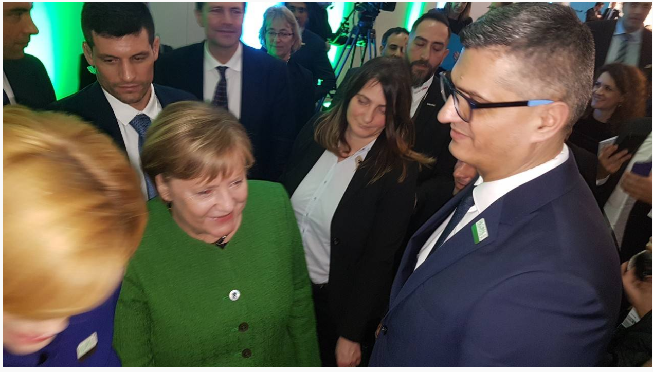 Nenad Rikalo i Angela Merkel
