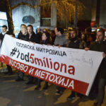 Protest Jedan od pet miliona Kosovska Mitrovica