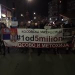 II protest #1od5 miliona Kosovska Mitrovica