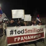 #1od5miliona u Gračanici: I da se zna, Ibar nije granica! protest u Gračanici