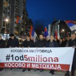 The third “1 out of 5 million” protest held in North Mitrovica yesterday treći protest 1od5miliona KM