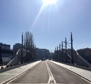 Most na Ibru Kosovska Mitrovica zima