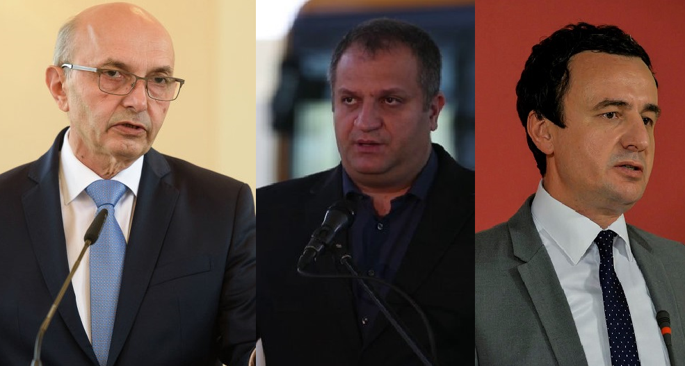 Isa Mustafa, Špend Ahmeti, ALjbin Kurti