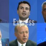 Zaev slučajno rekao da Rama, Tači, Vučić, Erdogan i Putin pripremaju podelu Kosova Vučić Tači Rama Erdogan Zaev Putin