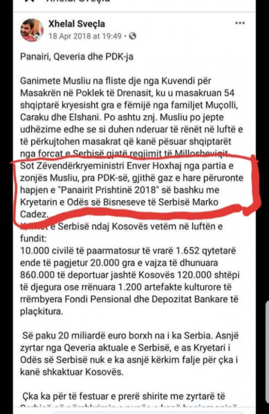 svecla fb hodžaj