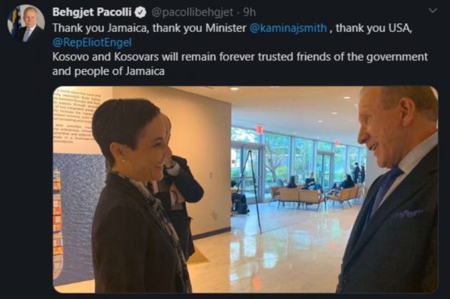 Bedžet Pacoli Tviter Jamajka