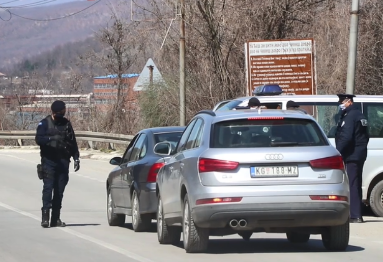 Punkt zabrana kretanja Mitrovica zvečan