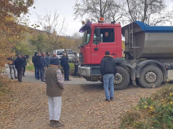 Me&scaron;tani sela Graničane protest