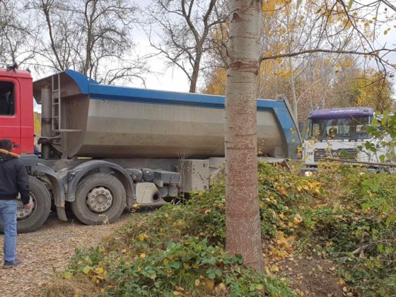 Me&scaron;tani sela Graničane protest