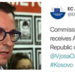 EU uklonila „republika“ za „Kosovo“ iz tvita o sastanku Osmani – Varhelji nakon Petkovićeve reakcije