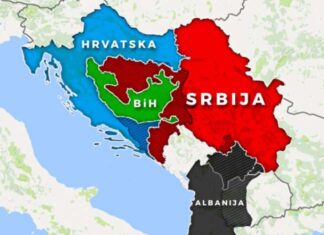 Mapa nonpejper Slovenija