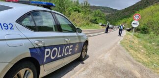 Kosovska policija udes nesreća ilustracija