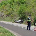 Saobraćajna nesreća kod Banjske, prevrnuo se auto, jedna osoba povređena Saobraćajna nezgoda banjska