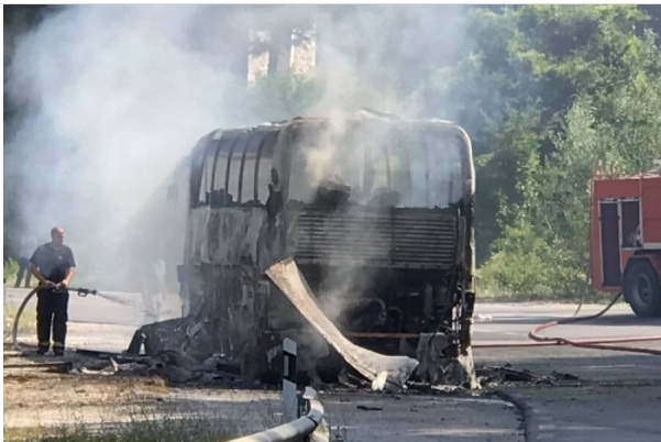 Zapaljen autobus