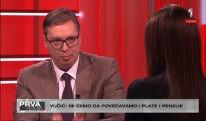 Vučić prva