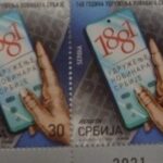 Poštanska marka povodom 140. rođendana UNS-a