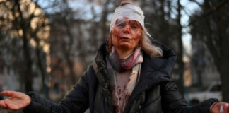Povređena žena ukrajina