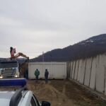 Betonski blokovi kod Brnjaka, Kosovska policija postavlja bazu pogranične policije