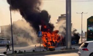 autobus Veternik požar 