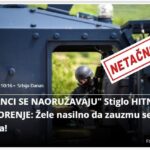 Albanci se naoružavaju - naslov Netačno