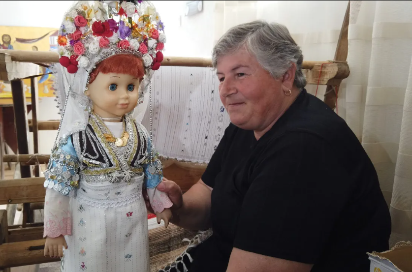 Христина Ристич съхранява традицията на Косовска Померания, като ...