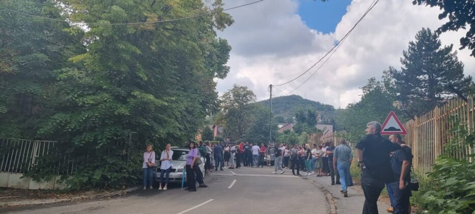 Protest policija Sud