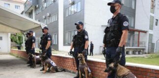 Kosovska policija službeni psi