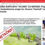 Večernje novosti: „KFOR vežba Kurtijevu vojsku za napade“; KFOR demantuje