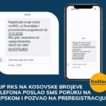 Kosovski MUP putem SMS-a na srpskom jeziku poziva na registraciju vozila na RKS