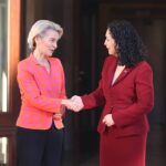 Osmani: Srbija preti barikadama jer Kosovo sprovodi zakon; Fon der Lajen: Kosovu mesto u EU ursula fon der lajen i vjosa osmani