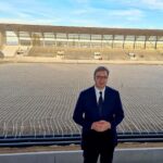 Vučić o pitanju tablica: „Ni milimetar nismo bliže rešenju“ vučić stadion leskovac