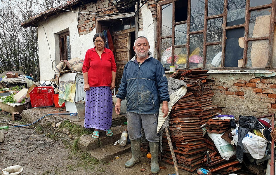 Romi u Kuzminu, Kosovo polje, poplava
