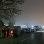The majority of barricades removed barikade rudare noću